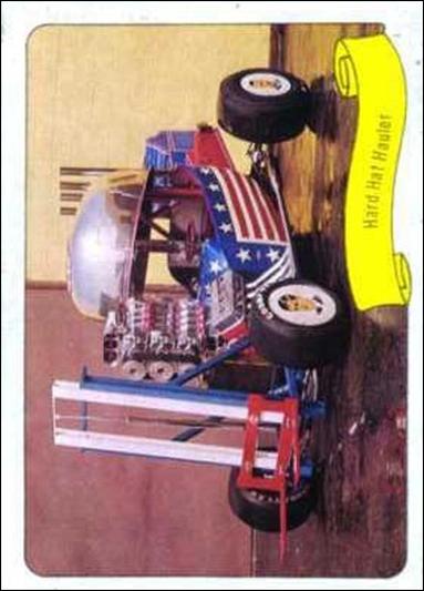 Kustom Cars 1  (Base Set) card 4-B Hard Hat Hauler (Text Back)