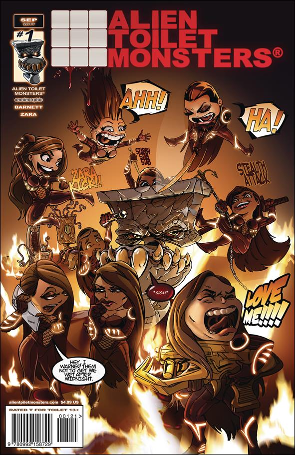 Alien Toilet Monsters issue 1-B