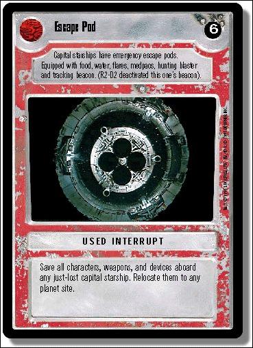 Star Wars: Premiere Limited (Base Set) card 260 Escape Pod