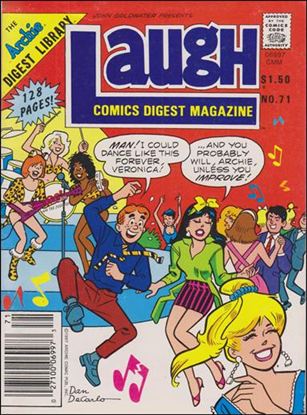 Laugh Digest Magazine issue 71-B Canadian Price Cover