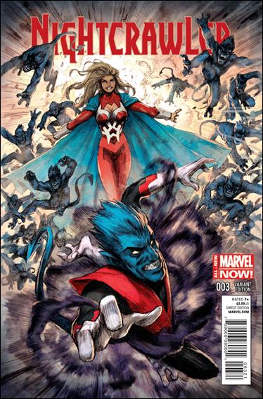 Nightcrawler (2014) issue 3-B Niko Henrichon 1:25 Cover