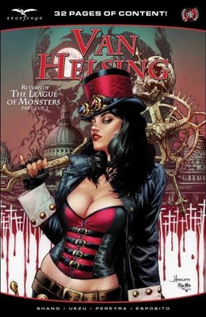 Van Helsing: Return of the League of Monsters issue 2-C Jay Anacleto Cover