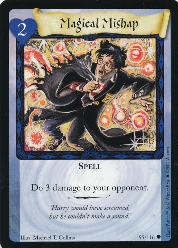 Harry Potter (Base Set) card 95 Magical Mishap