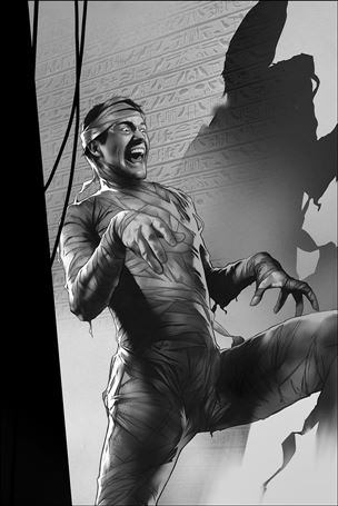 Death to the Army of Darkness issue 3-H Ben Oliver 1:15 Black & White Virgin Cover