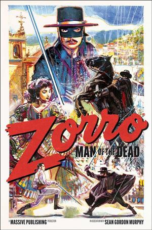Zorro: Man of the Dead issue 2-C Tommy Lee Edwards Cover