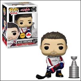 Pop! Hockey figure 59-C Alex Ovechkin (White) (Stanley Cup) Chase Grosnor