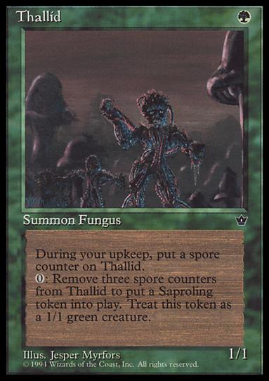 Magic the Gathering: Fallen Empires (Base Set) card 74-C Thallid