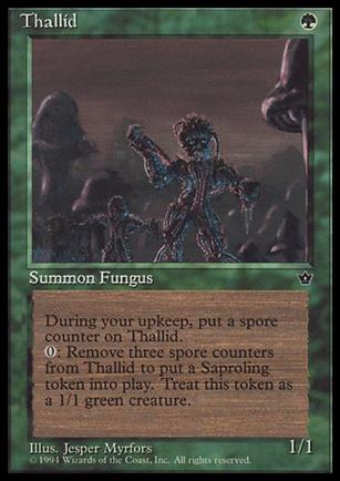 Magic the Gathering: Fallen Empires (Base Set) card 74-C Thallid