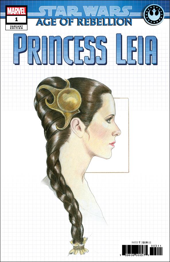 Star Wars: Age of Rebellion - Princess Leia issue 1-D Chris Sprouse Concept Cover