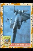 Desert Storm: Series 2 (Base Set) card 117 F-15 Dual-Role Eagle