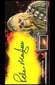Star Wars: Revenge of the Sith Widevision (Autograph Subset) card 3 Peter Mayhew - Chewbacca