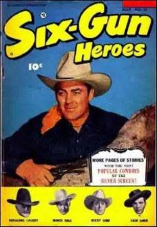 Six-Gun Heroes (1950) issue 21 Photo Cover