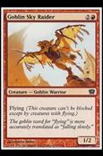 Magic the Gathering: 9th Edition (Base Set) card 195 Goblin Sky Raider