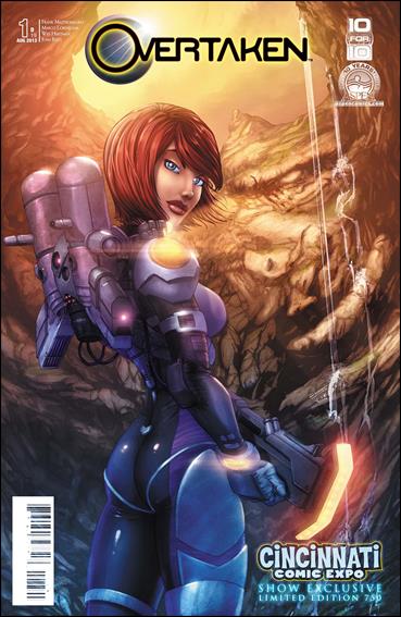 Overtaken issue 1-D19 Chris Ehnot Cincinnati Comic Expo Cover 1/750