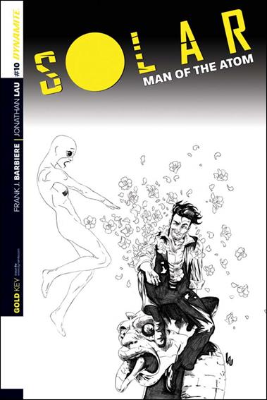 Solar: Man of the Atom (2014) issue 10-D Jonathan Lau 1:25 Black & White Cover