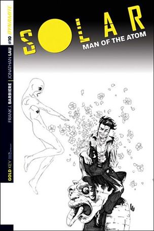 Solar: Man of the Atom (2014) issue 10-D Jonathan Lau 1:25 Black & White Cover