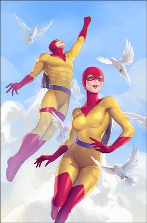Rocketman & Rocketgirl issue 1-F Leirix Li Virgin Cover