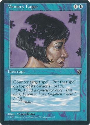 Magic the Gathering: Homelands (Base Set) card 32-B Memory Lapse