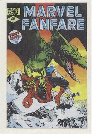 Marvel Super Heroes First Issue Covers (Base Set) card 51 Marvel Fanfare