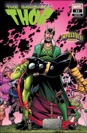 Immortal Thor issue 23-C Giuseppe Camuncoli Impossible! Cover