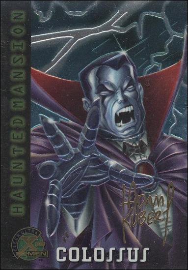 1996 Fleer Ultra X-Men All Chromium (Gold Signature Parallel Base Set) card 91 Colossus