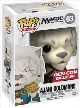 POP! Magic the Gathering figure 3-B Ajani Goldmane (Flocked) Gen Con Exclusive