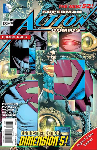 Action Comics (2011) issue 18-B Polybagged Rags Morales Cover Combo Pack