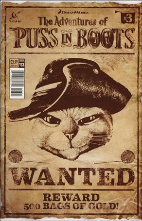 Puss in Boots issue 3-B Dave Alvarez Cover