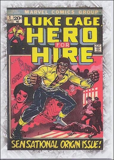 Marvel Beginnings: Series 3 (Breakthrough Issues Comic Cover Subset) card B-129 Luke Cage, Hero for Hire #1