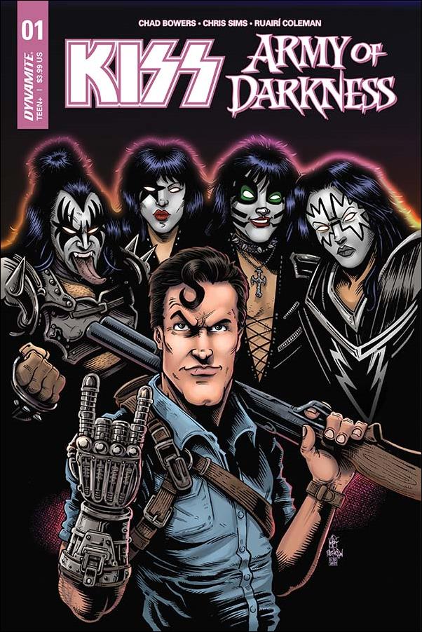 KISS / Army of Darkness issue 1-C Ken Haeser Cover