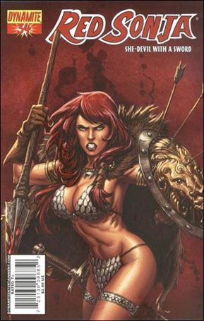 Red Sonja (2005) issue 34-B Adriano Batista Standard Cover