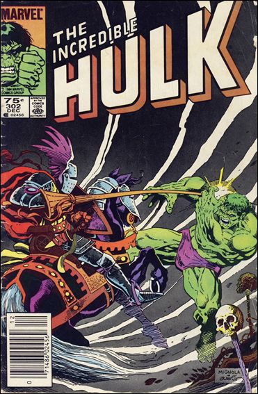 Incredible Hulk (1968) issue 302-B Canadian Price Cover