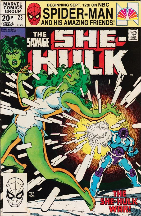 Savage She-Hulk issue 23-B UK Price Cover