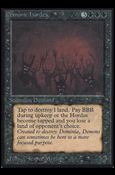Magic the Gathering: Limited Edition Alpha (Base Set) card 103 Demonic Hordes