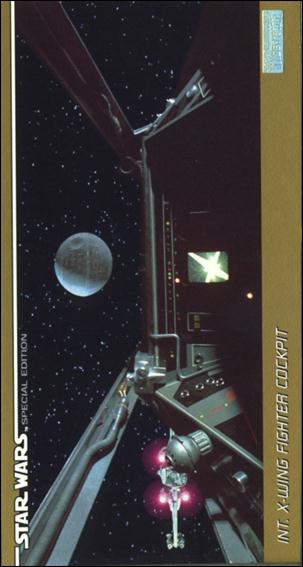 Star Wars Trilogy Special Edition Widevision  (Base Set) card 43 Int. X-Wing Fighter Cockpit
