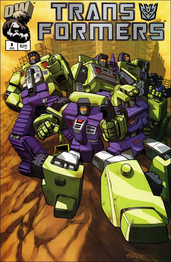 Transformers: Generation 1 (2002) issue 4-B Decepticon Cover