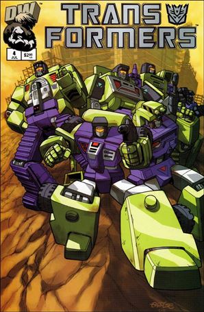 Transformers: Generation 1 (2002) issue 4-B Decepticon Cover