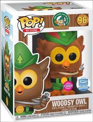 POP! Ad Icons figure 96 Woodsy Owl (Flocked) Funko Shop