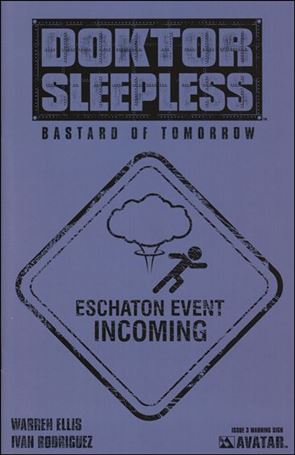 Doktor Sleepless issue 3-C Warning Sign Cover