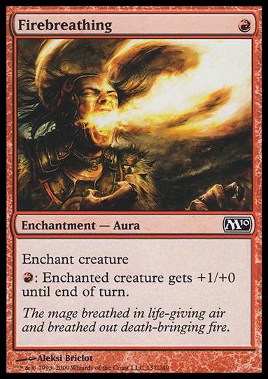 Magic the Gathering: 2010 Core Set (Base Set) card 137 Firebreathing