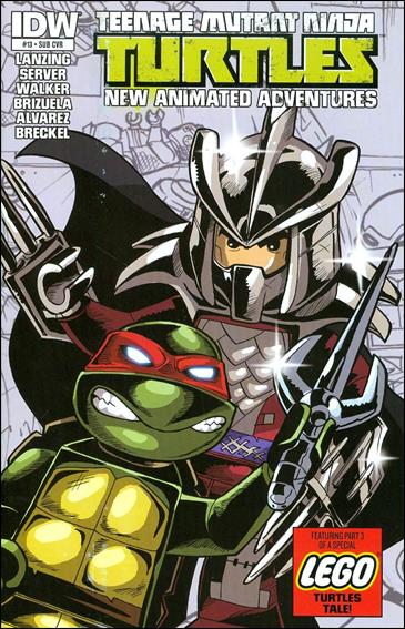 Teenage Mutant Ninja Turtles New Animated Adventures issue 13-B LEGO Subscription Cover