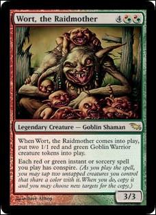 Magic the Gathering: Shadowmoor (Base Set) card 223 Wort, the Raidmother