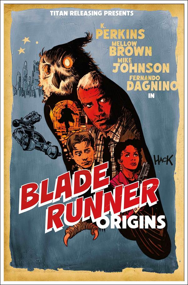 Blade Runner Origins issue 8-C Robert Hack Cover