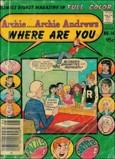 Archie…Archie Andrews, Where Are You Comics Digest Magazine issue 14