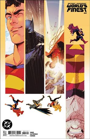 Batman/Superman: World's Finest issue 41-C Adrián Gutiérrez Cardstock Cover