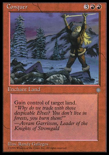 Magic the Gathering: Ice Age (Base Set) card 180 Conquer