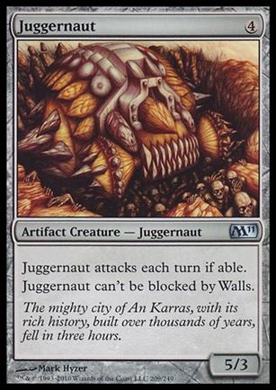 Magic the Gathering: 2011 Core Set (Base Set) card 209 Juggernaut