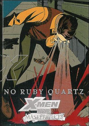 2008 Marvel Masterpieces: Series 3 (X-Men Subset) card XM4 No Ruby Quartz