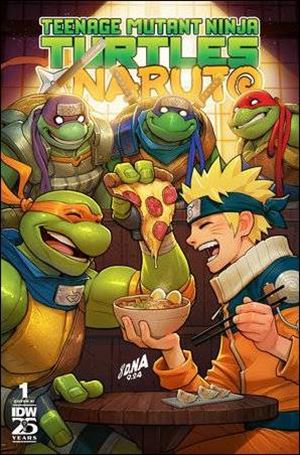 Teenage Mutant Ninja Turtles x Naruto issue 1-L David Nakayama 1:250 Cover