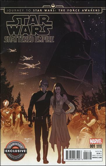 Journey to Star Wars: The Force Awakens - Shattered Empire issue 1-N Unbagged Paul Renaud GameStop Cover